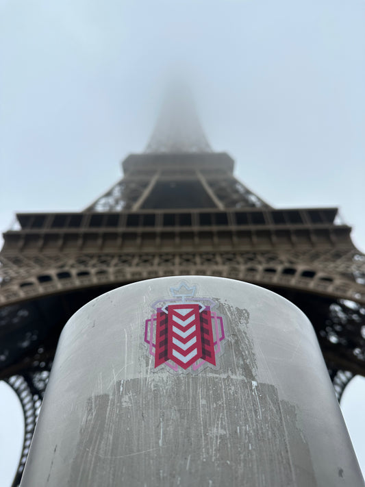 Champion Sticker - Naked Emblem